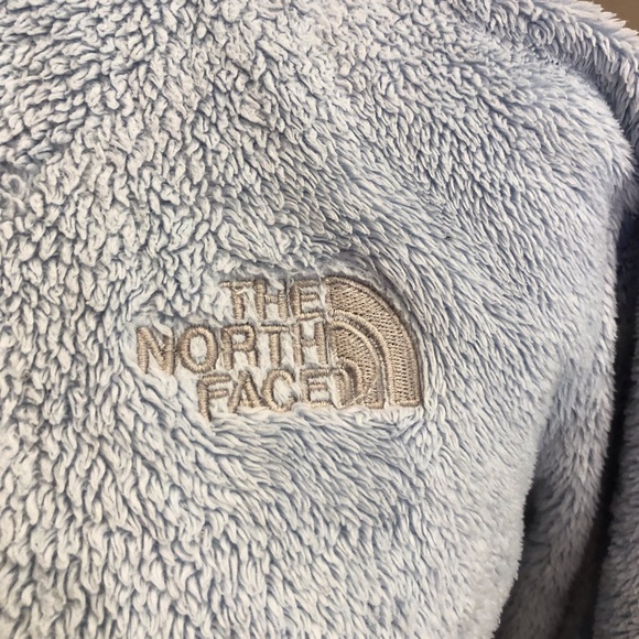 The North Face Light Blue Zip Front Jacket, Size M - Picture 2 of 7